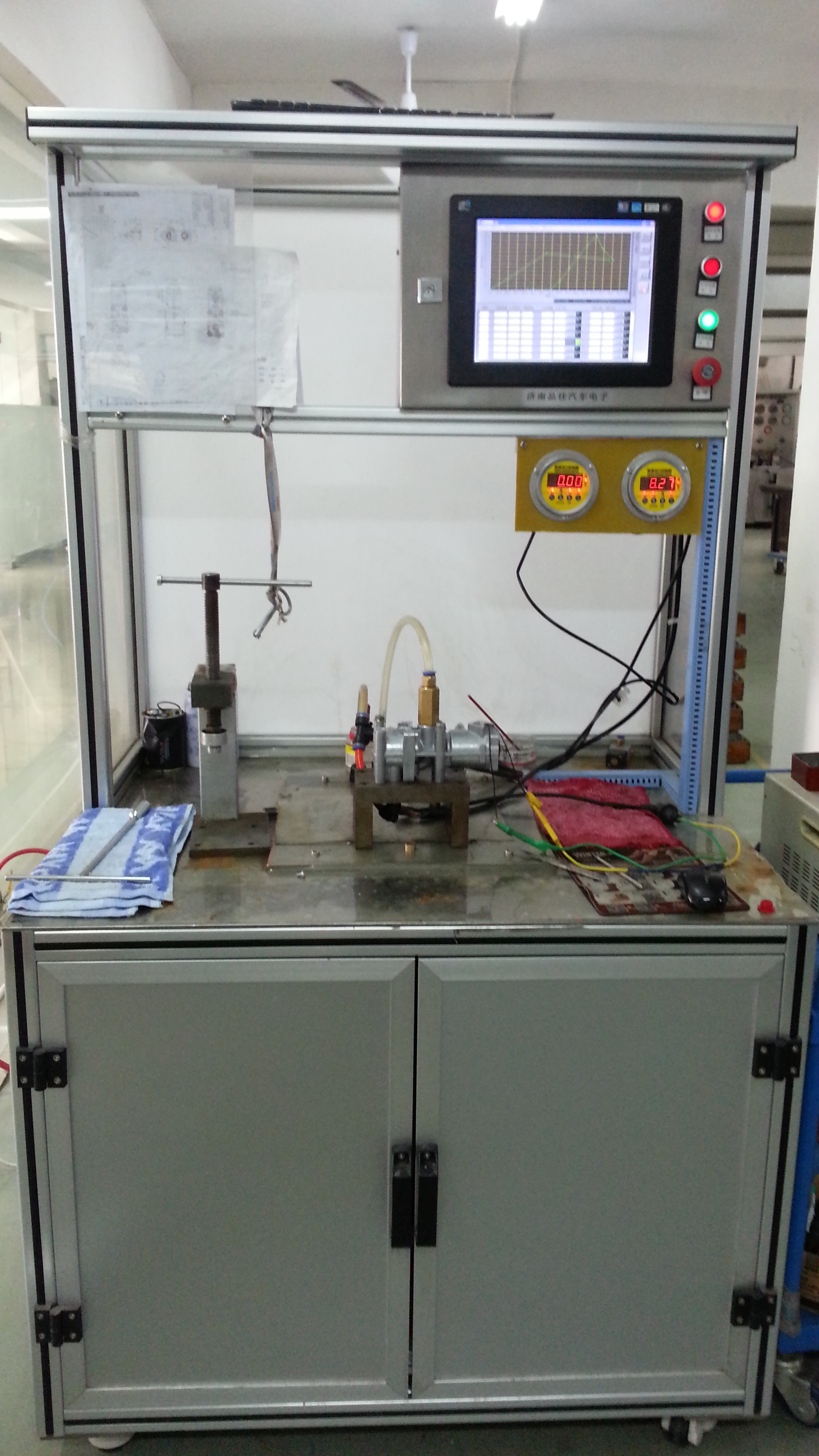 Proportional valve Testing Machine